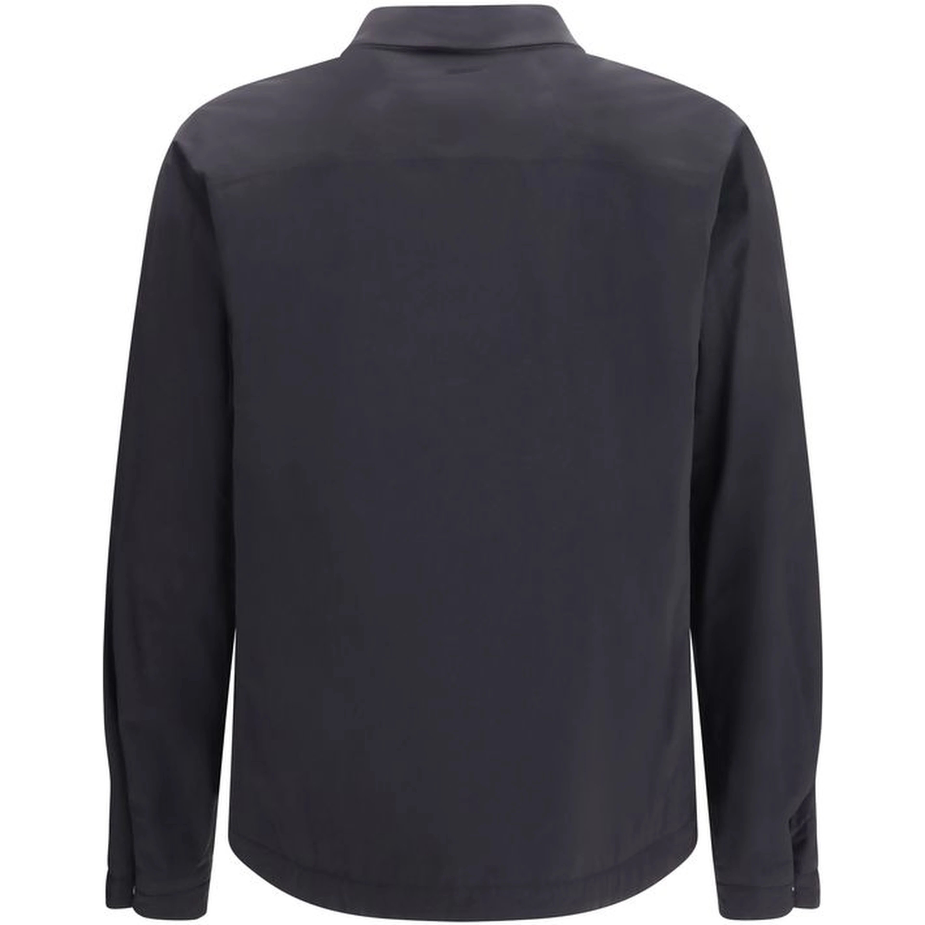 Black Polyamide Full-Length Jacket