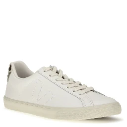 White Calf Leather Bos Taurus Low Top Sneakers
