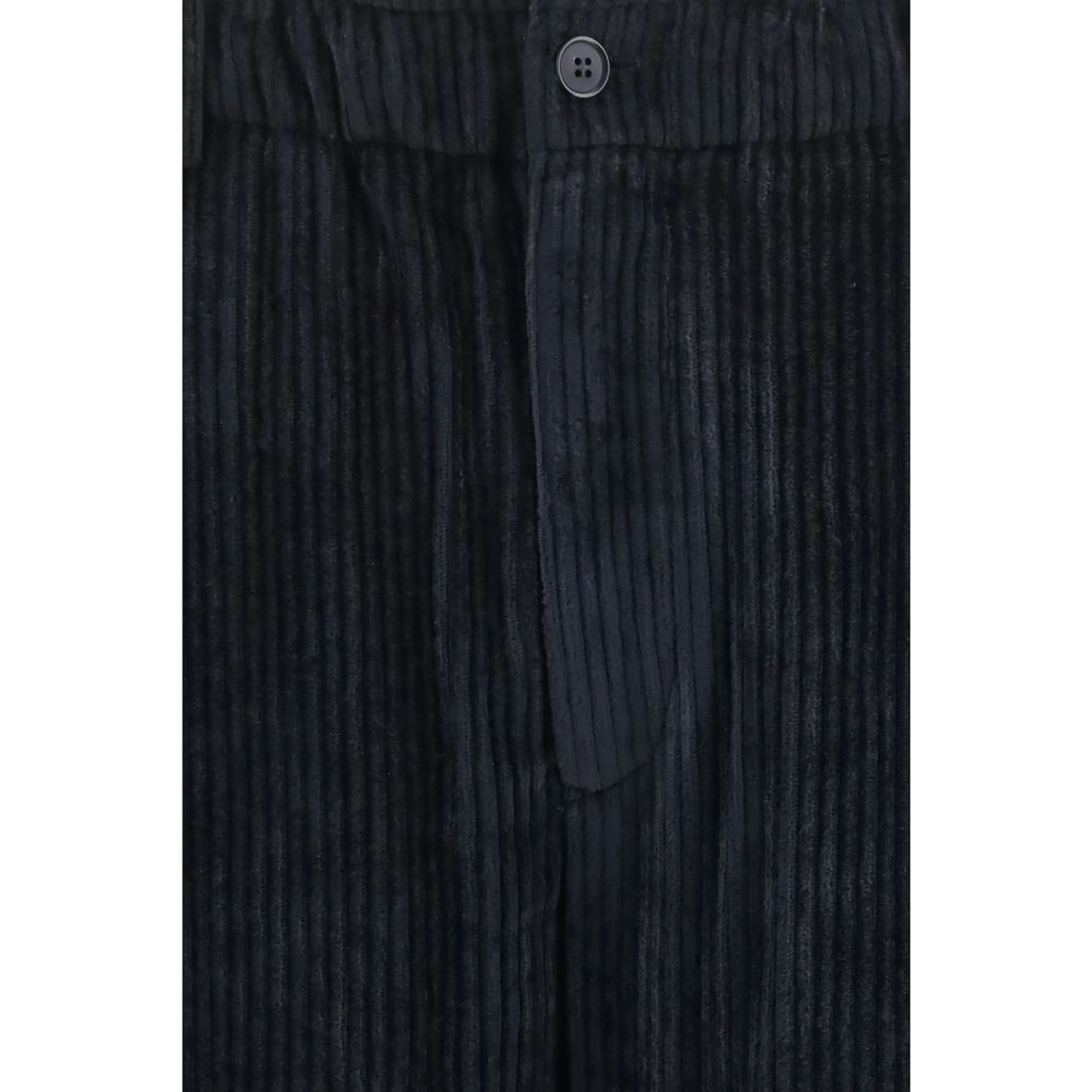 Black Viscose Casual Pants