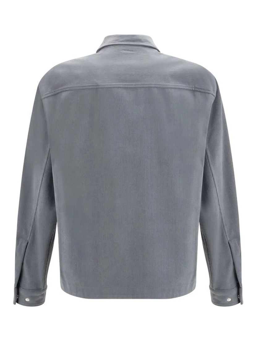 Gray Polyester Jacket