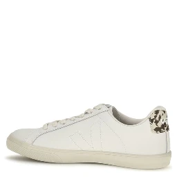 White Calf Leather Bos Taurus Low Top Sneakers