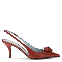 Multicolor Calf Leather Bos Taurus High Heel Pumps