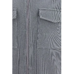 Gray Polyester Jacket