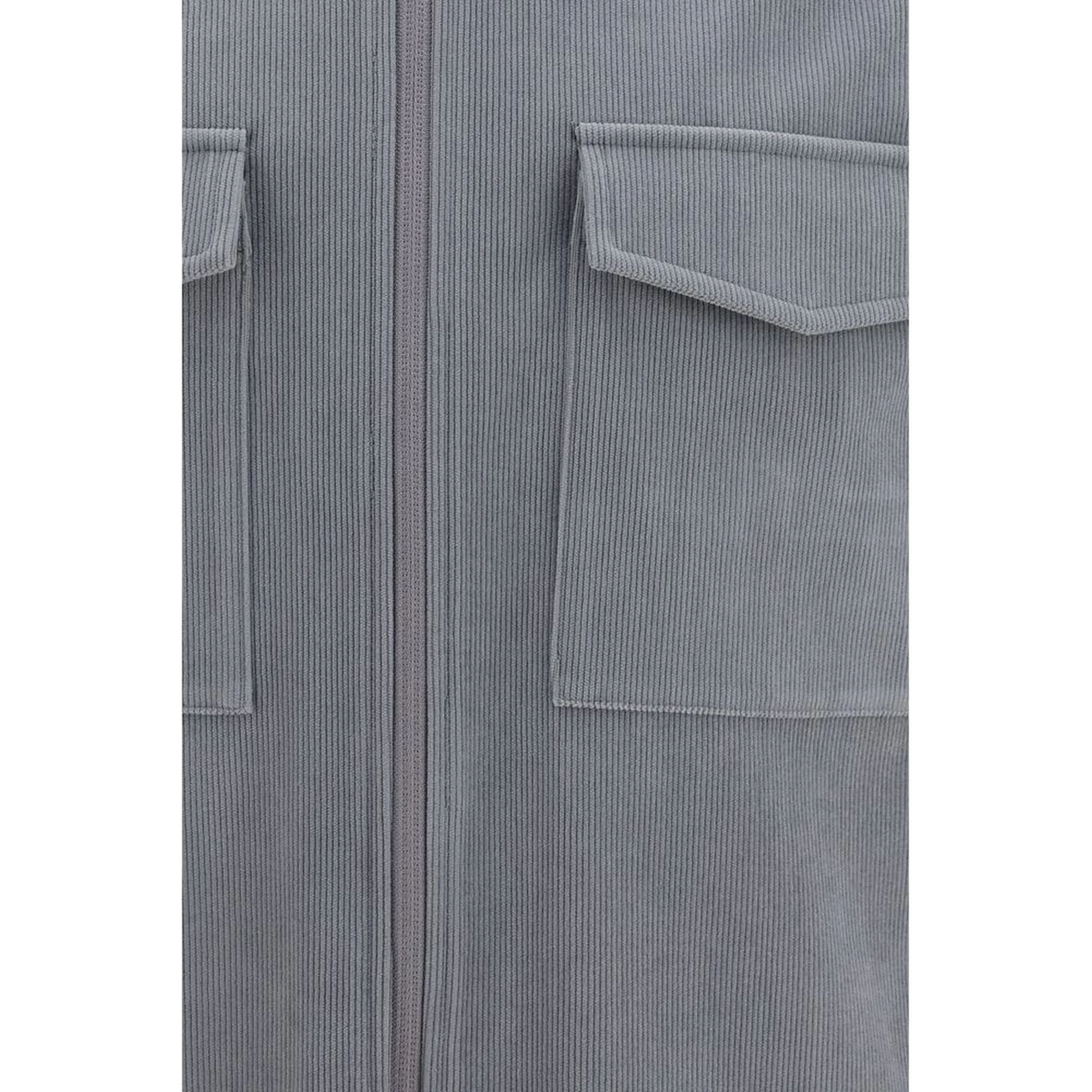 Gray Polyester Jacket