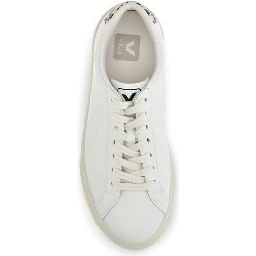 White Calf Leather Bos Taurus Low Top Sneakers