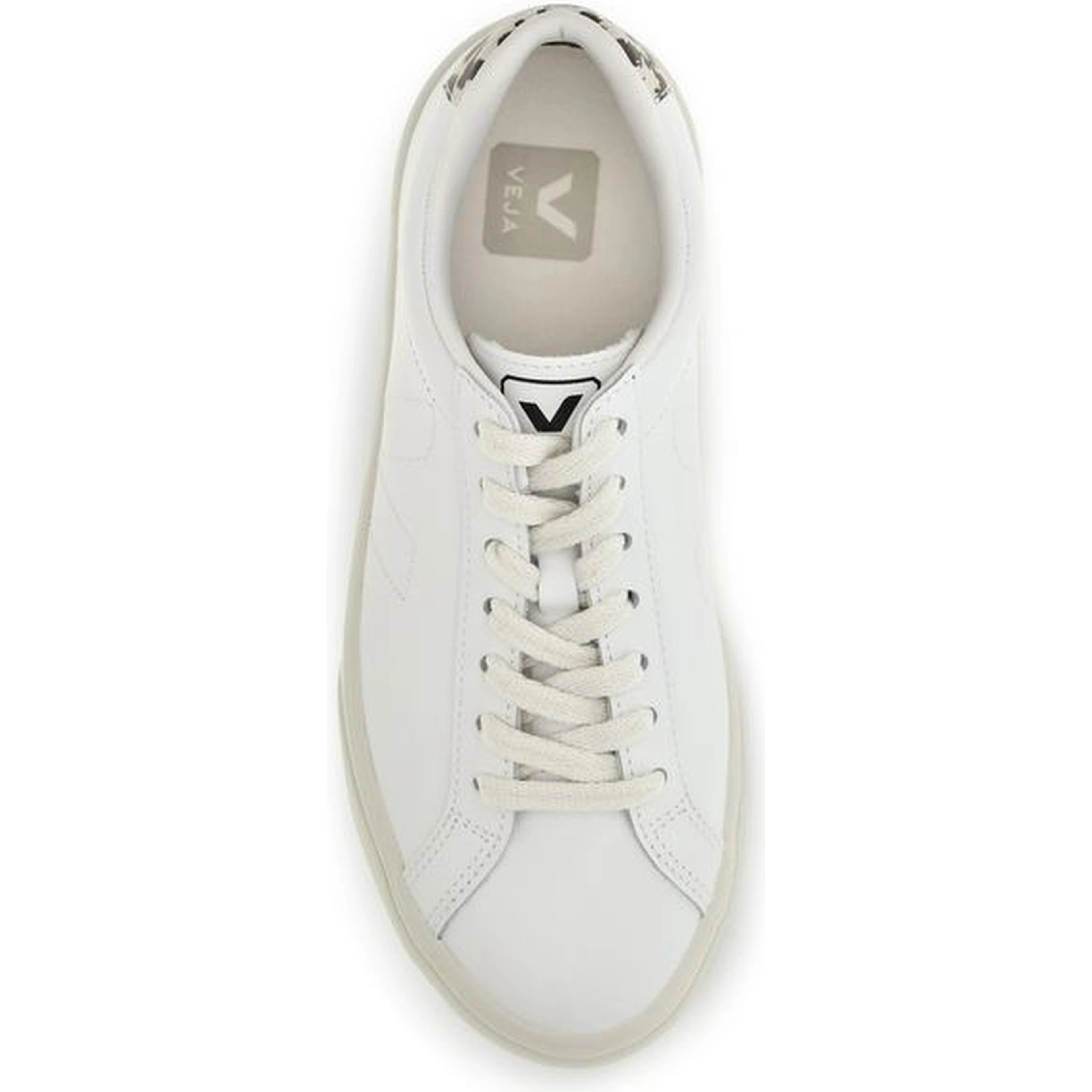 White Calf Leather Bos Taurus Low Top Sneakers