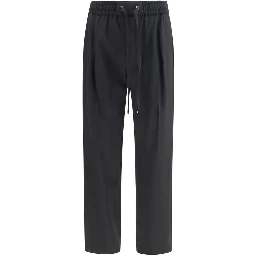 Black Wool Oves Aries Joggers (Workout Pants)