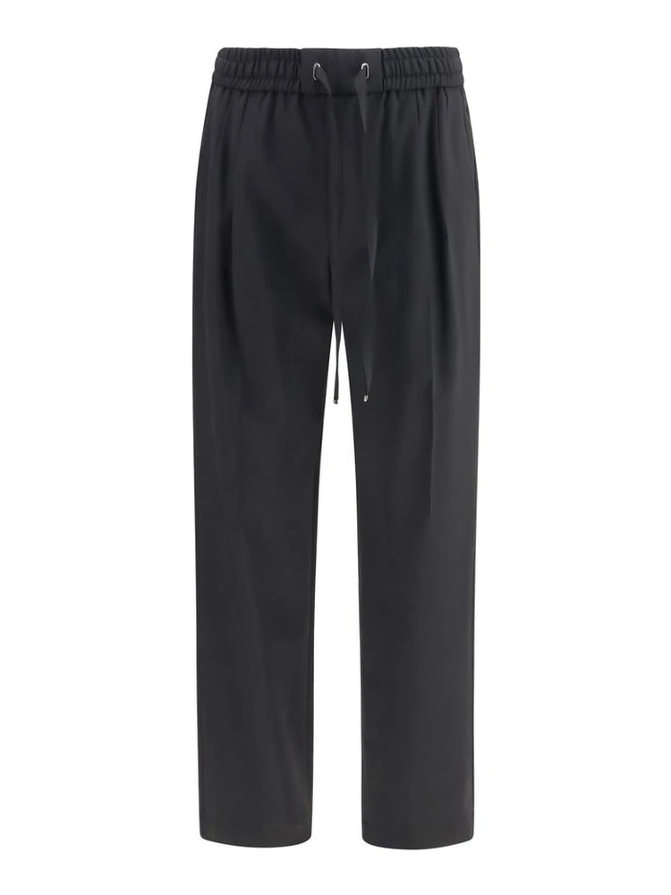 Black Wool Oves Aries Joggers (Workout Pants)