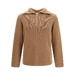 Brown Wool Oves Aries Sweatshirt