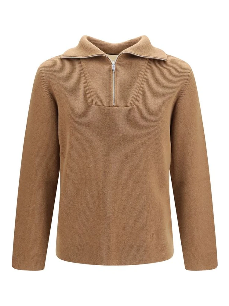 Brown Wool Oves Aries Sweatshirt