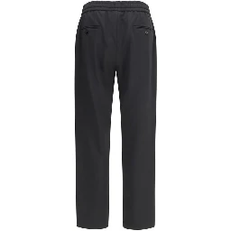Black Wool Oves Aries Joggers (Workout Pants)
