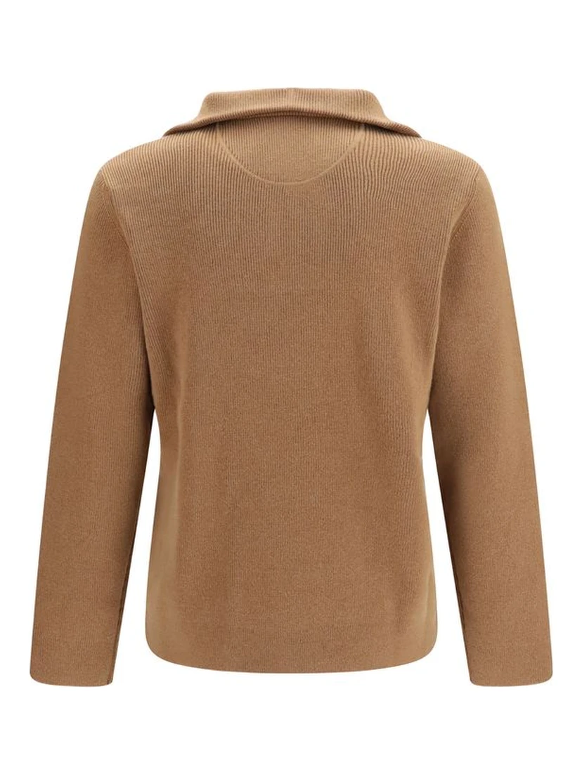 Brown Wool Oves Aries Sweatshirt