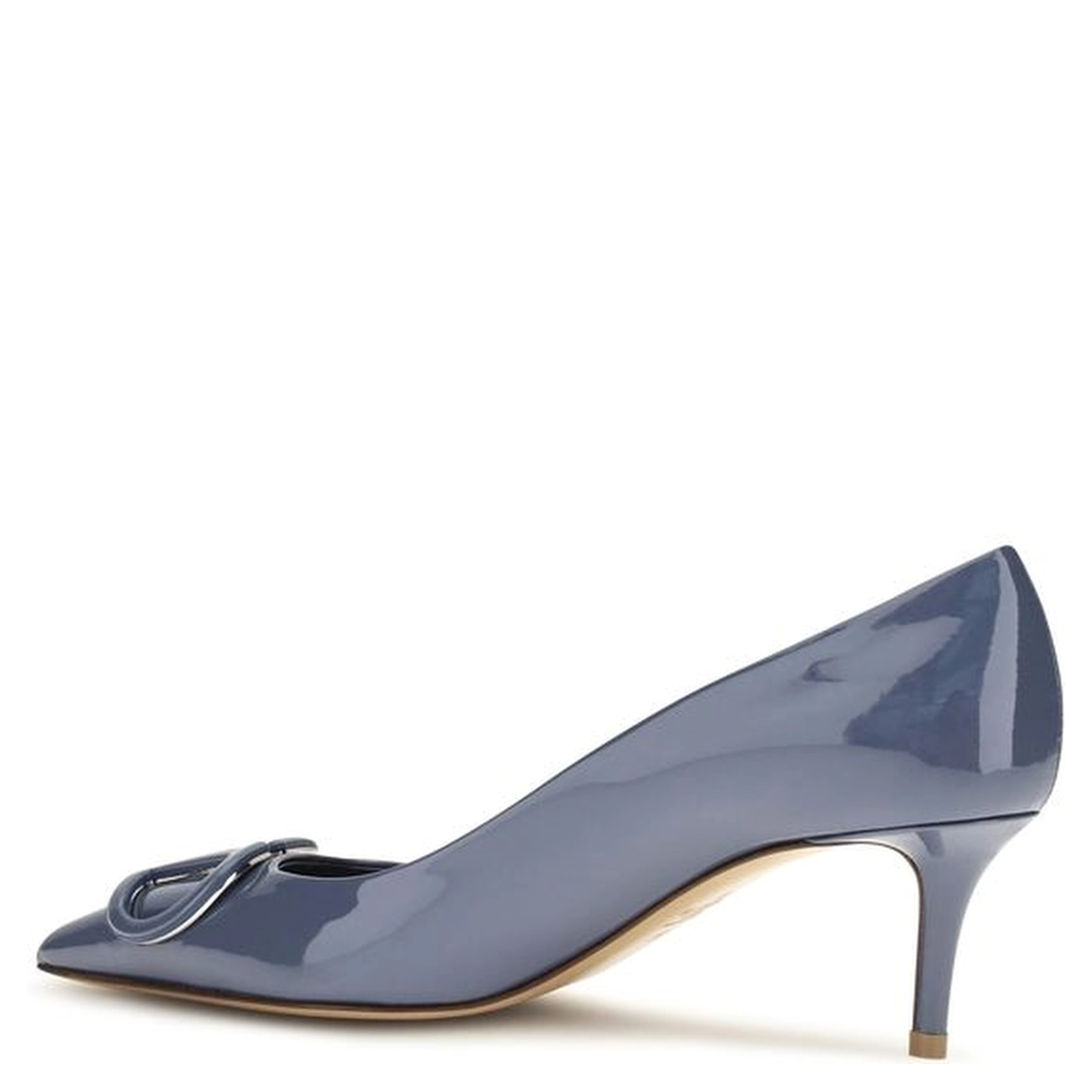 Blue Calf Leather Bos Taurus High Heel Pumps