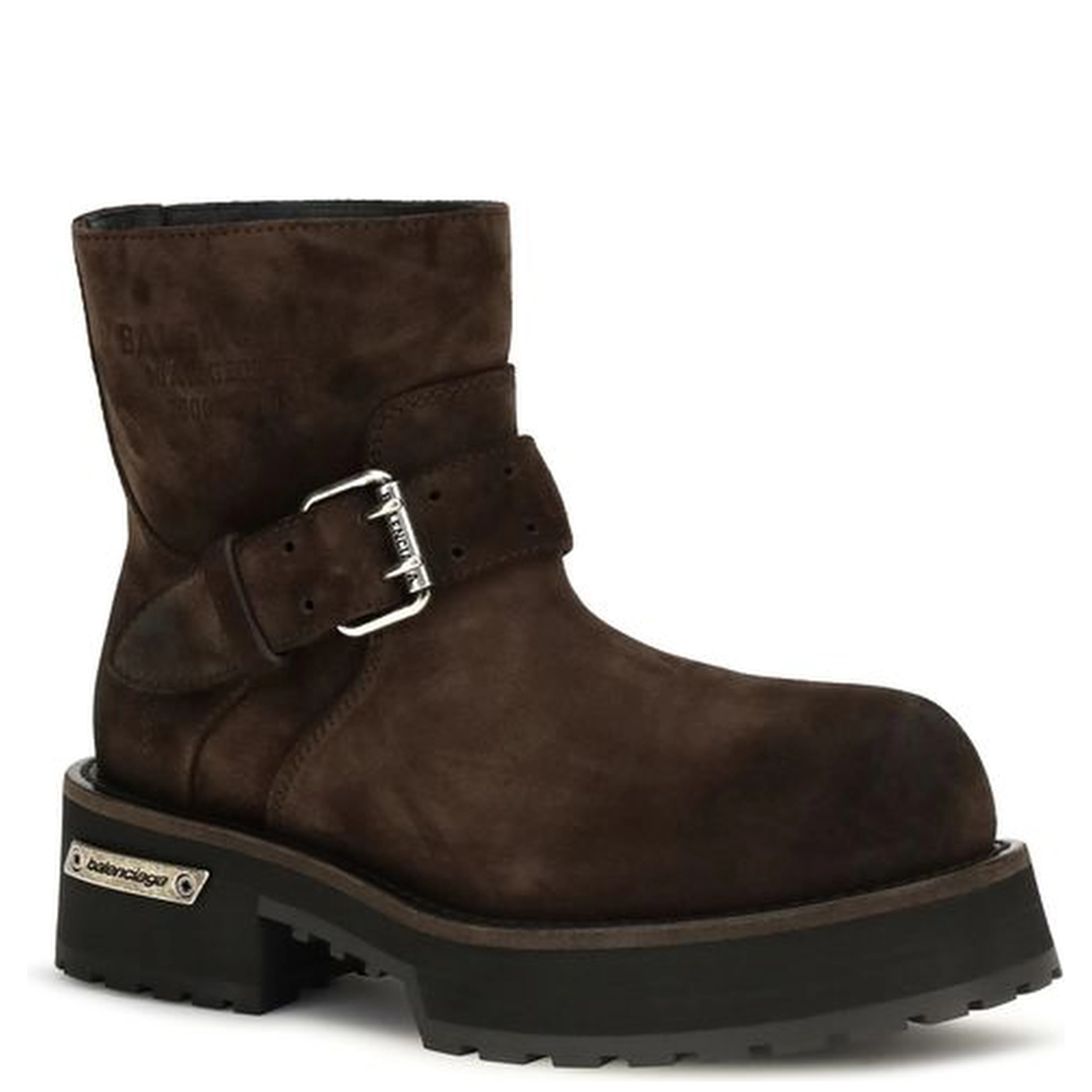 Brown Calf Leather Bos Taurus Ankle Boots