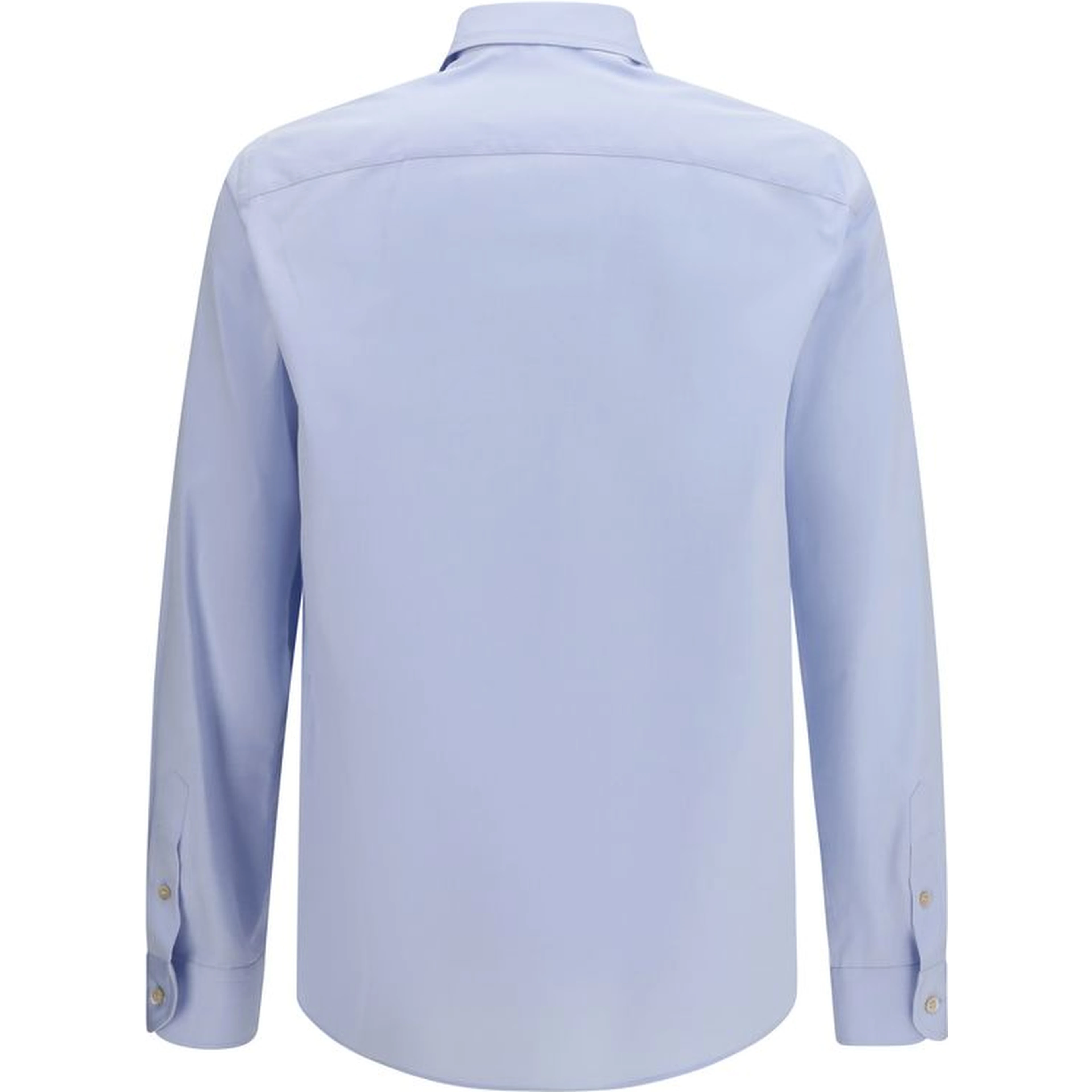 Blue Cotton Dress Shirt
