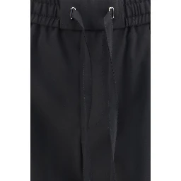 Black Wool Oves Aries Joggers (Workout Pants)