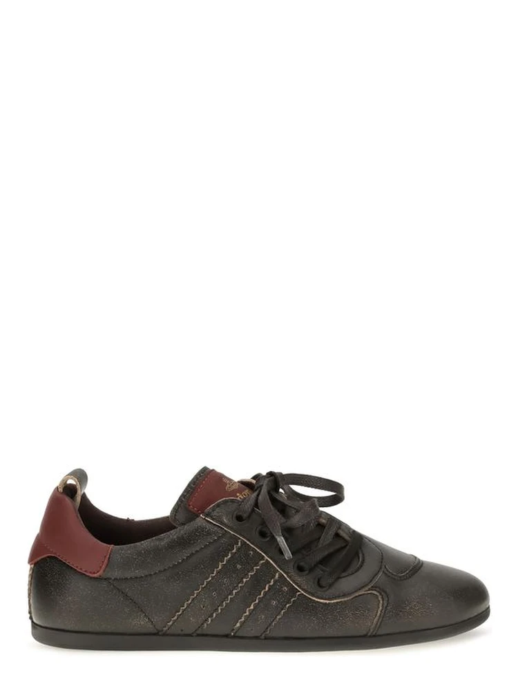 Black Calf Leather Bos Taurus Sneakers