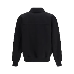 Black Wool Oves Aries Biker Jacket