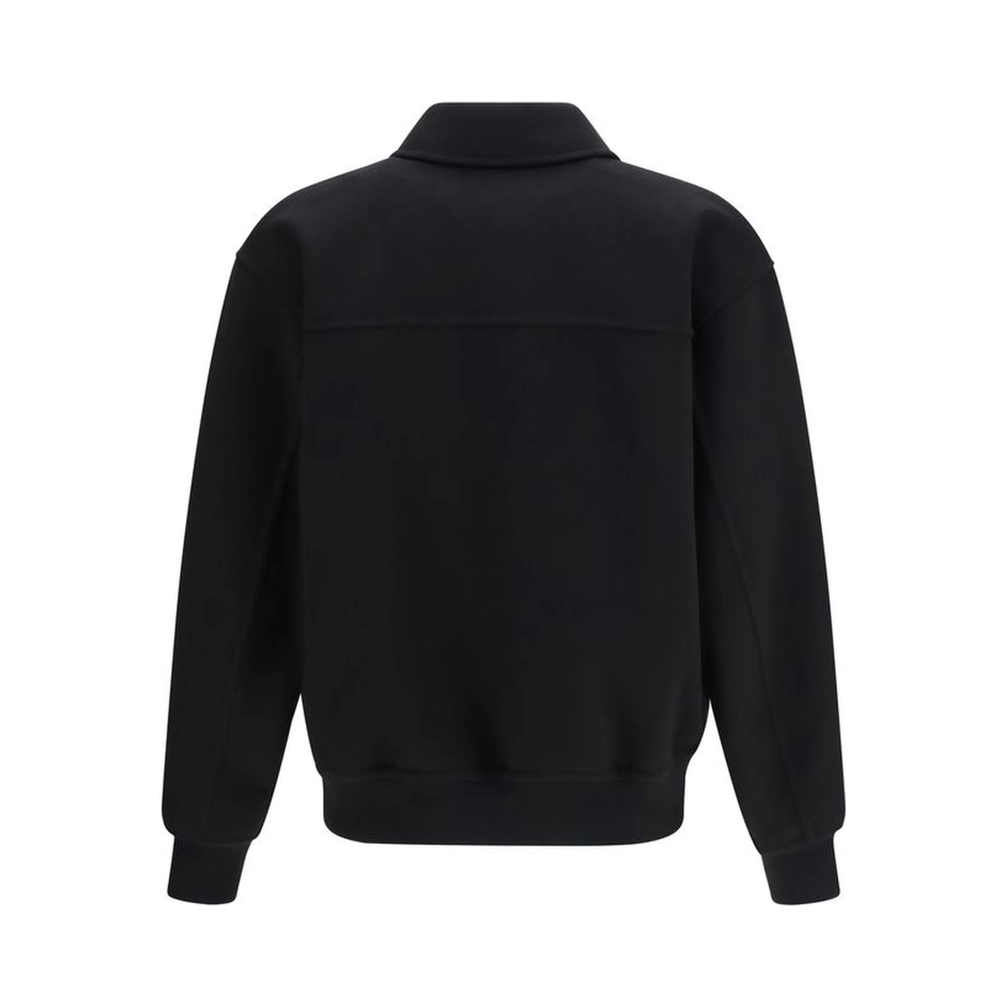 Black Wool Oves Aries Biker Jacket