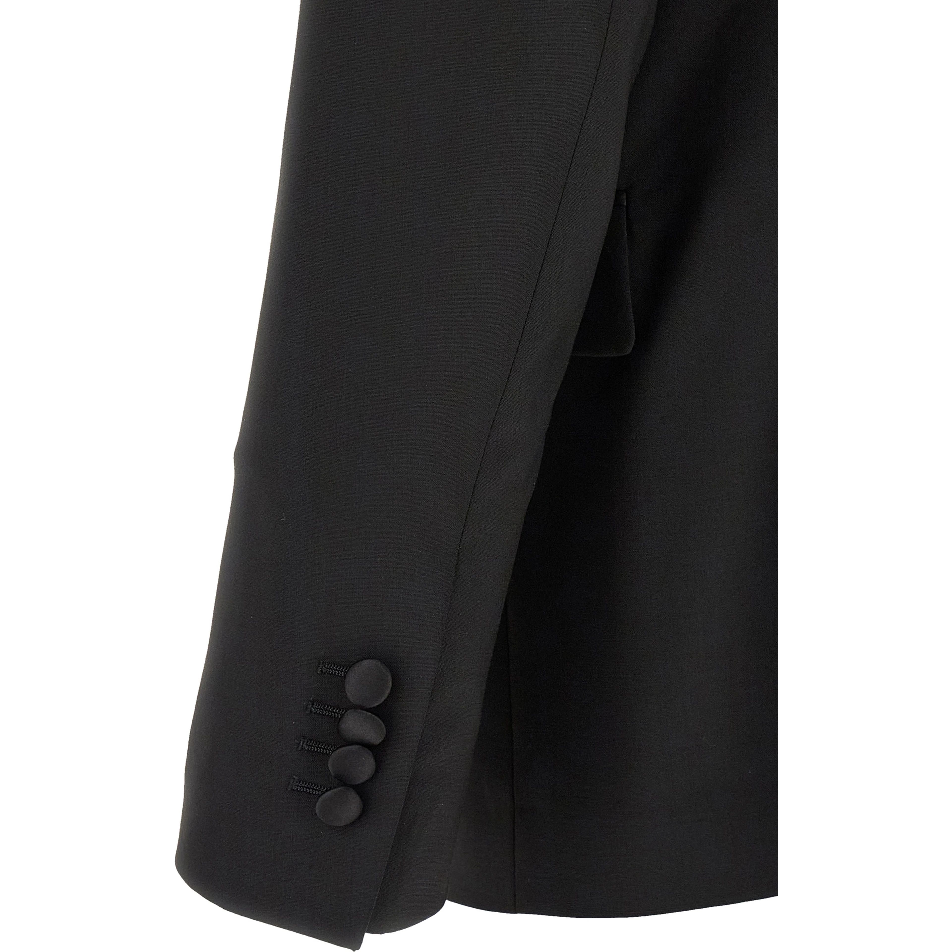 Black Virgin Wool Tuxedo