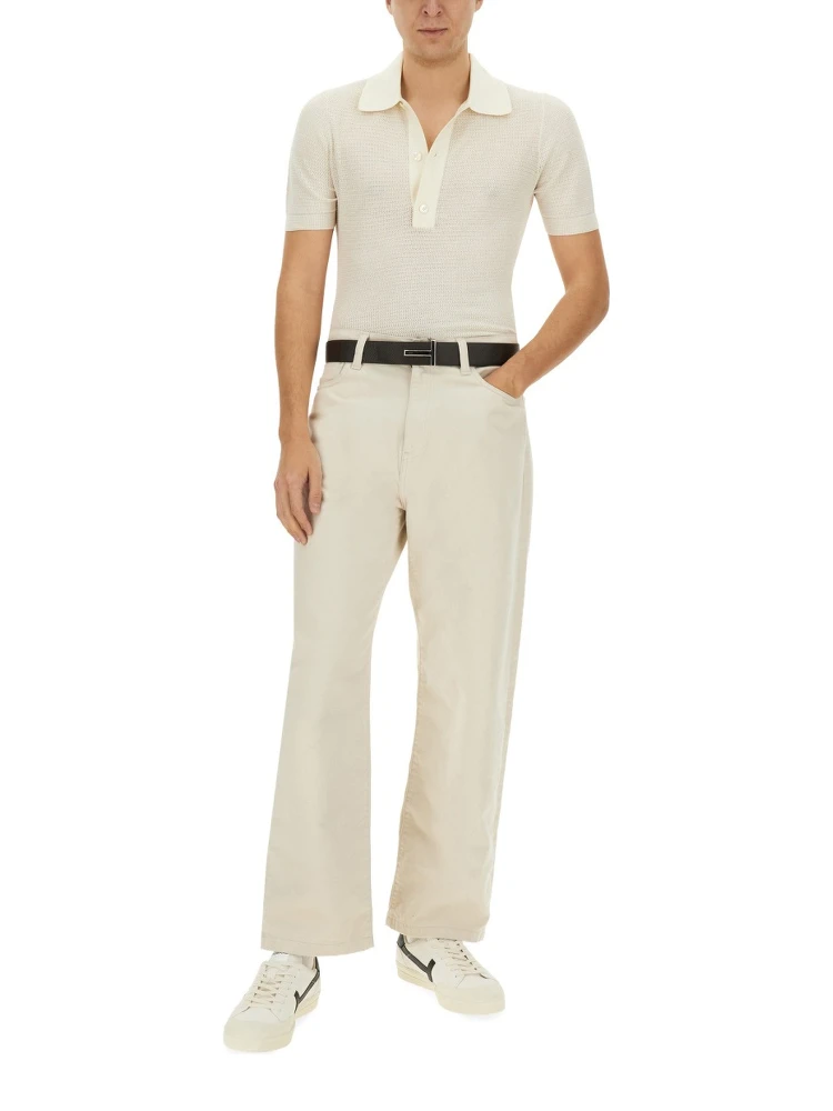 COTTON AND SILK POLO SHIRT alternative