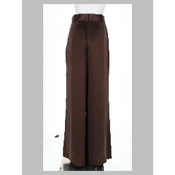 pantalone in seta con cintura