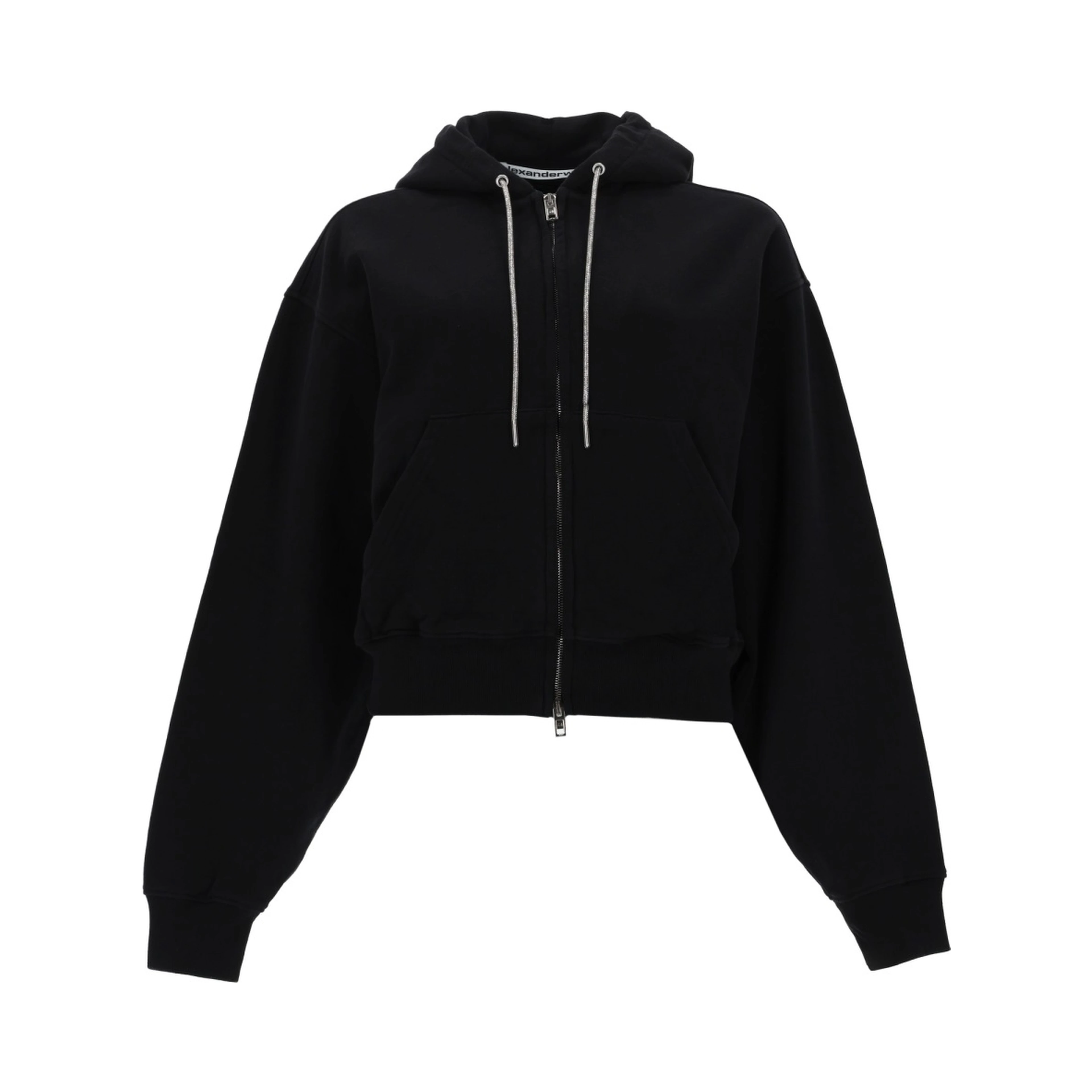 FELPA CON ZIP E CAPPUCCIO