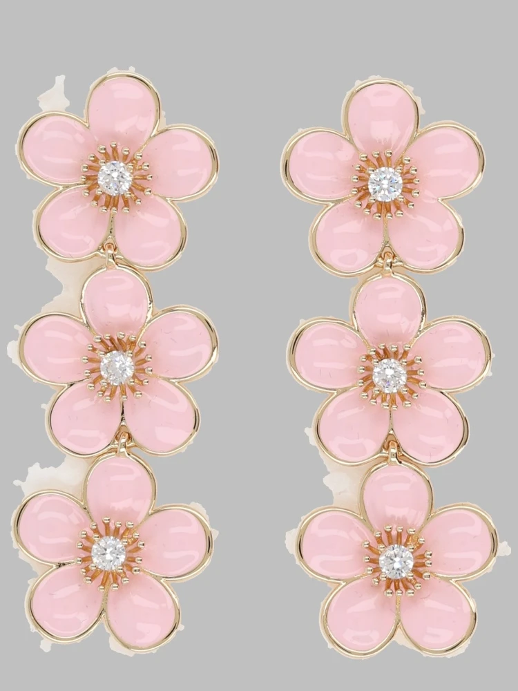 Orecchini Pendenti A Fiori