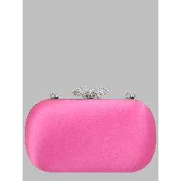Clutch In Raso Con Fiocco
