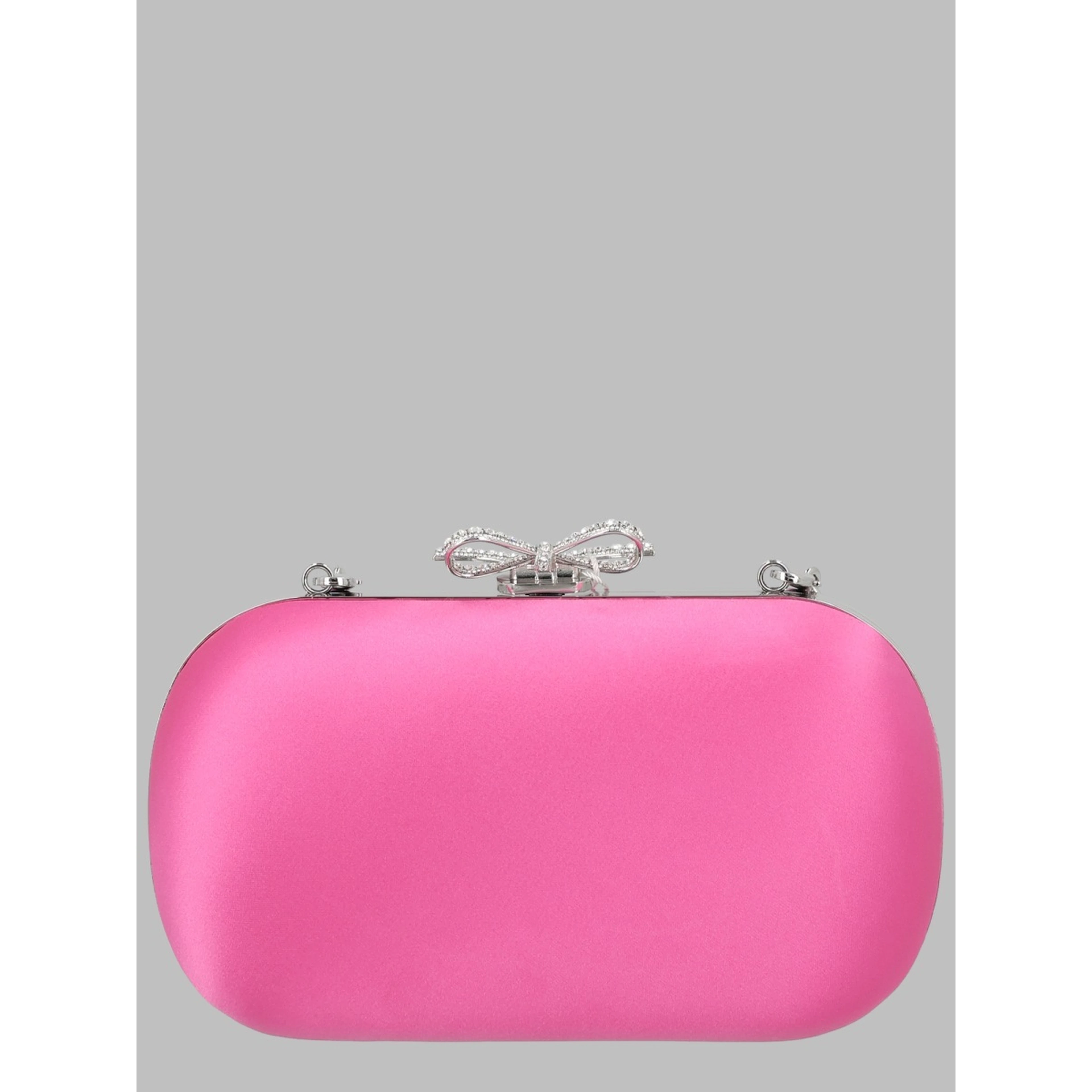 Clutch In Raso Con Fiocco