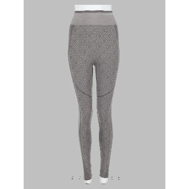 leggings senza cuciture con motivo monogram