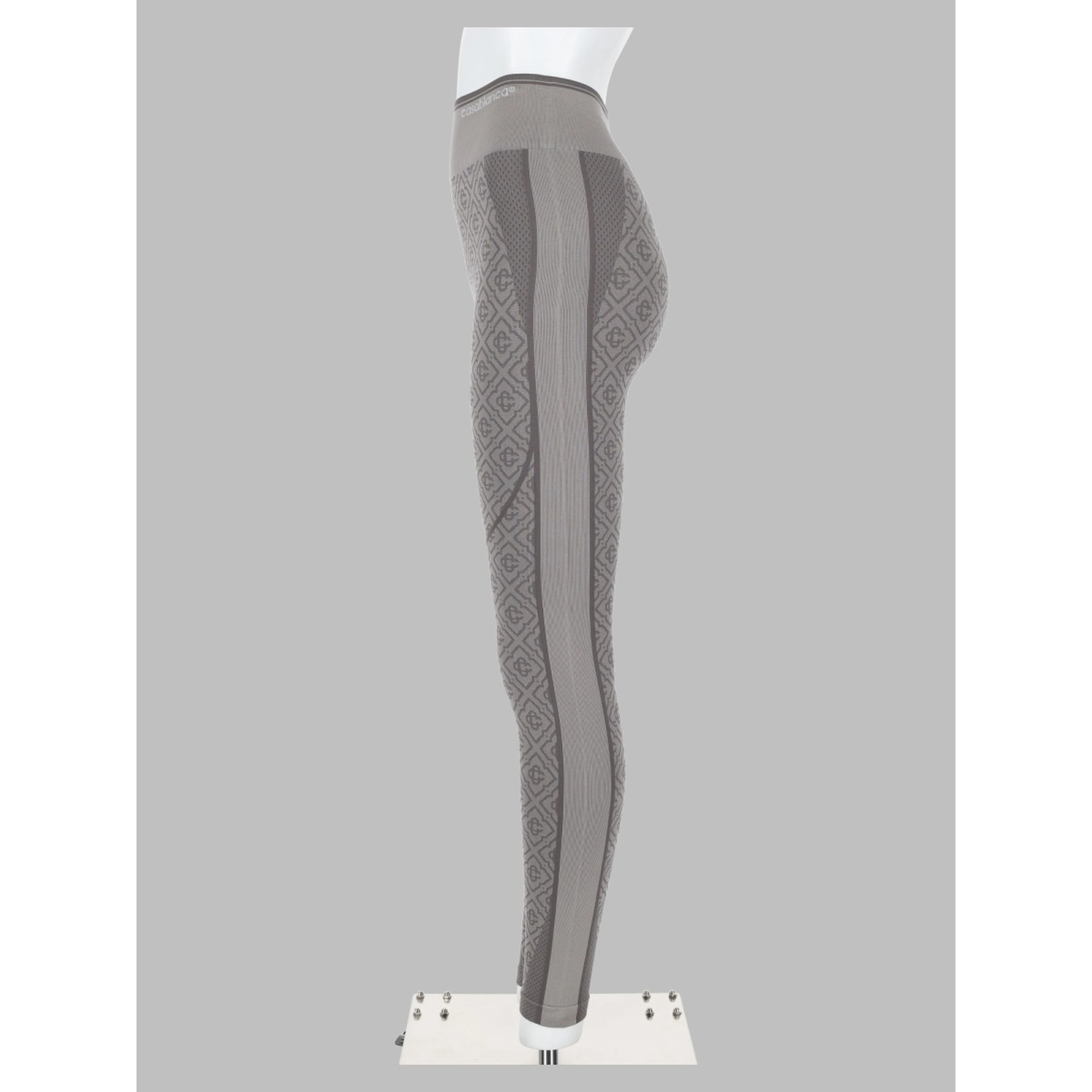 leggings senza cuciture con motivo monogram