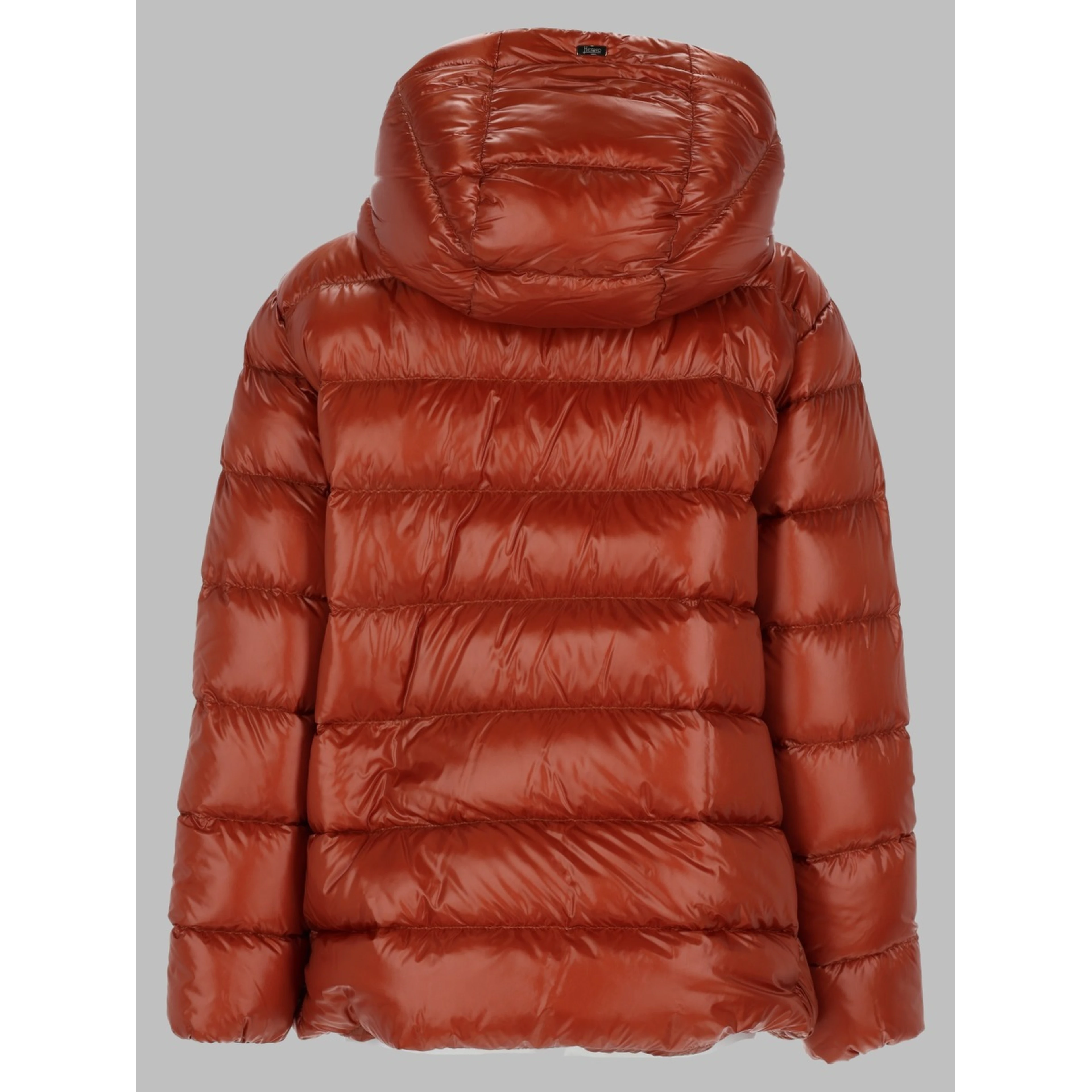 Giacca in nylon ultralight e melange effetto visone