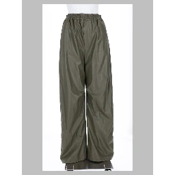 pantalone ampio in ecopelle