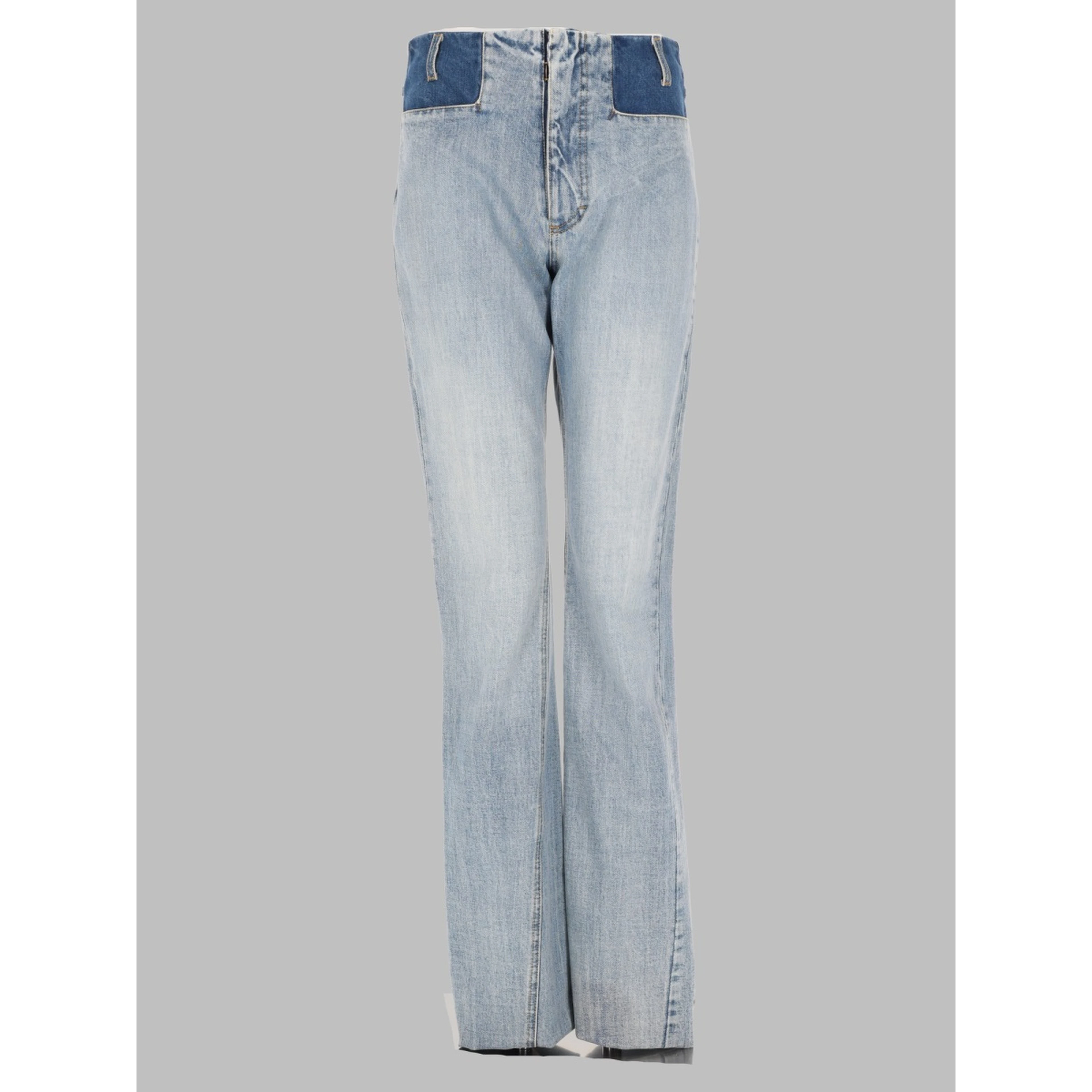 jeans con dettagli a contrasto