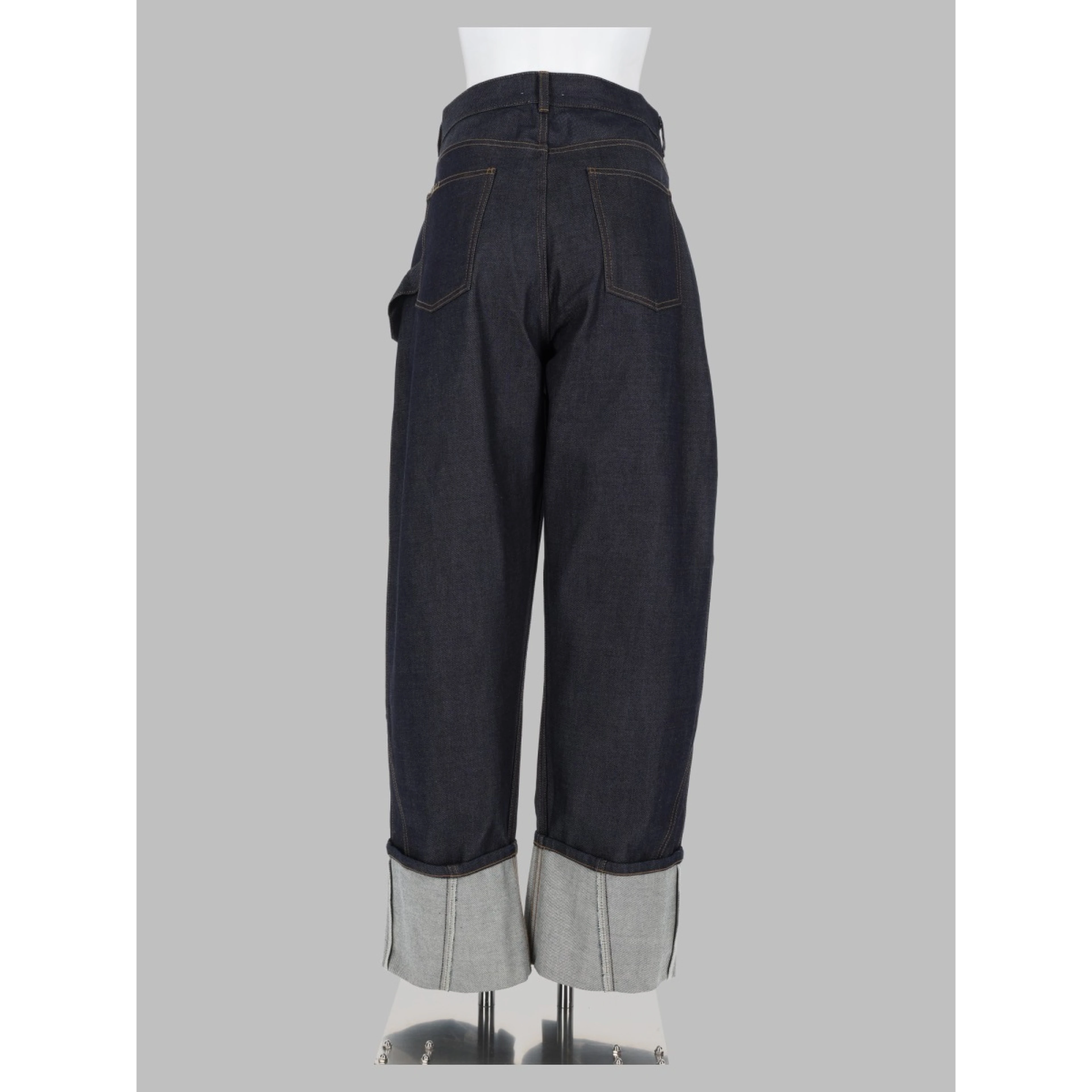 jeans twisted turn-up workwear