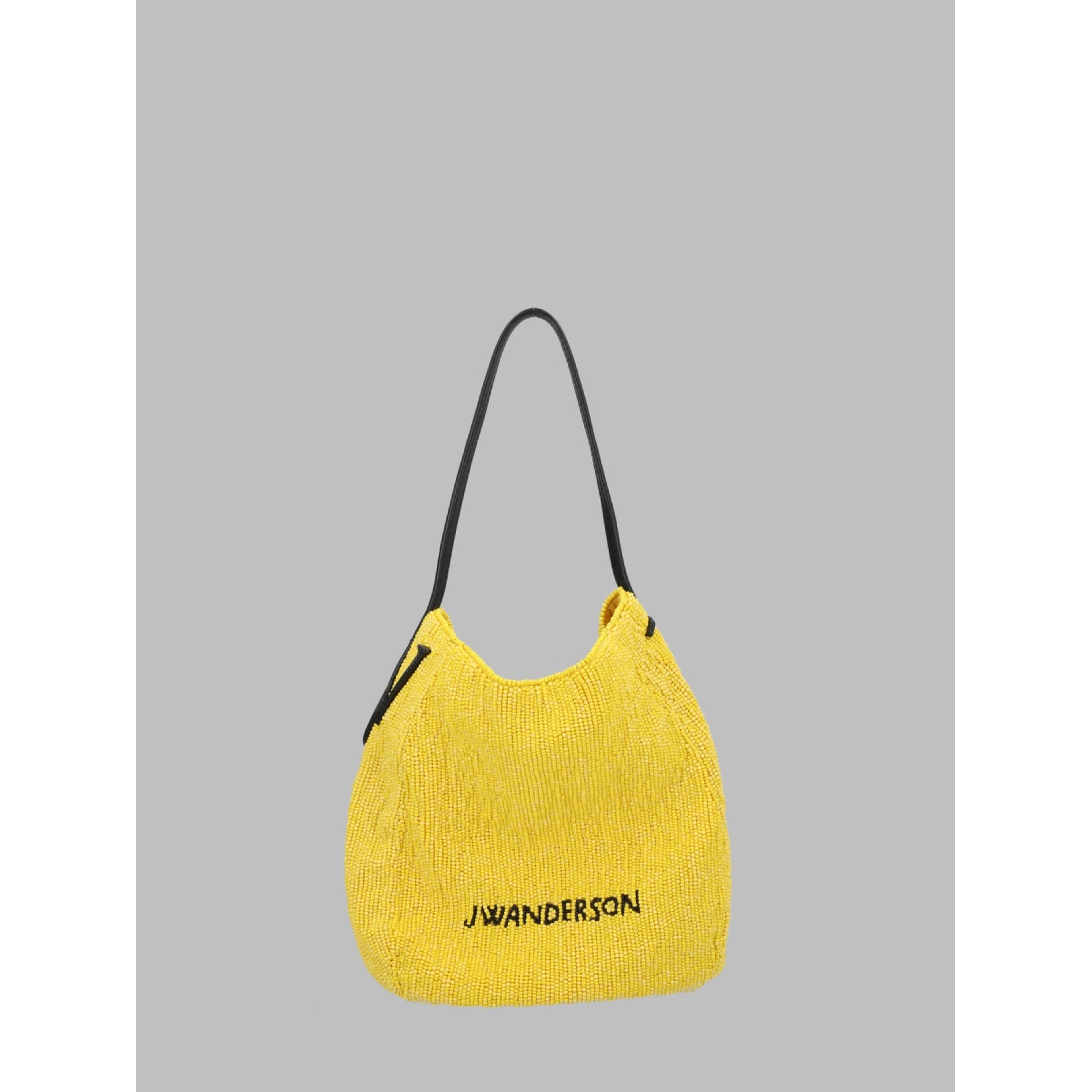 BORSA A SPALLA "BEADED SMALL BULB"