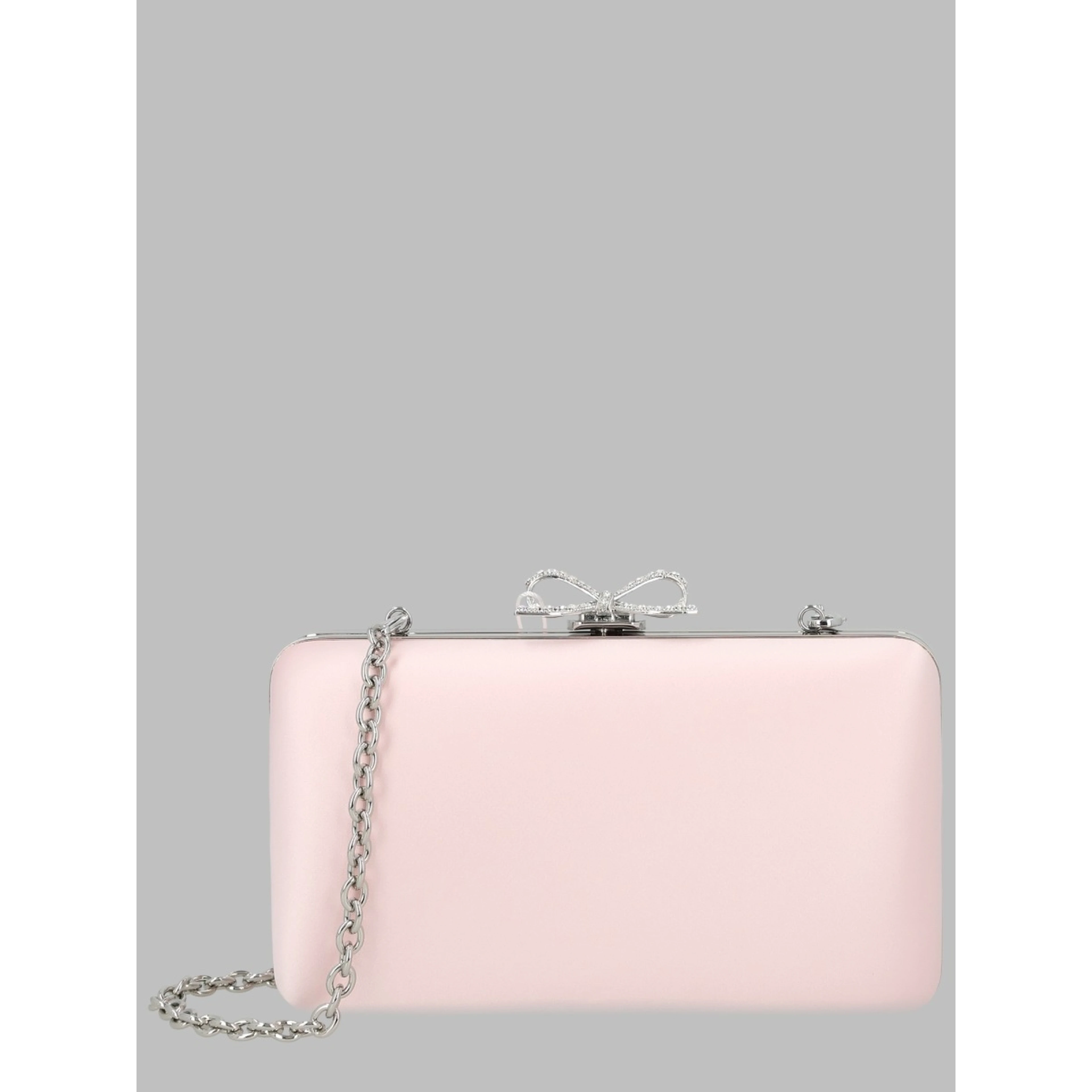 Clutch In Raso Con Fiocco