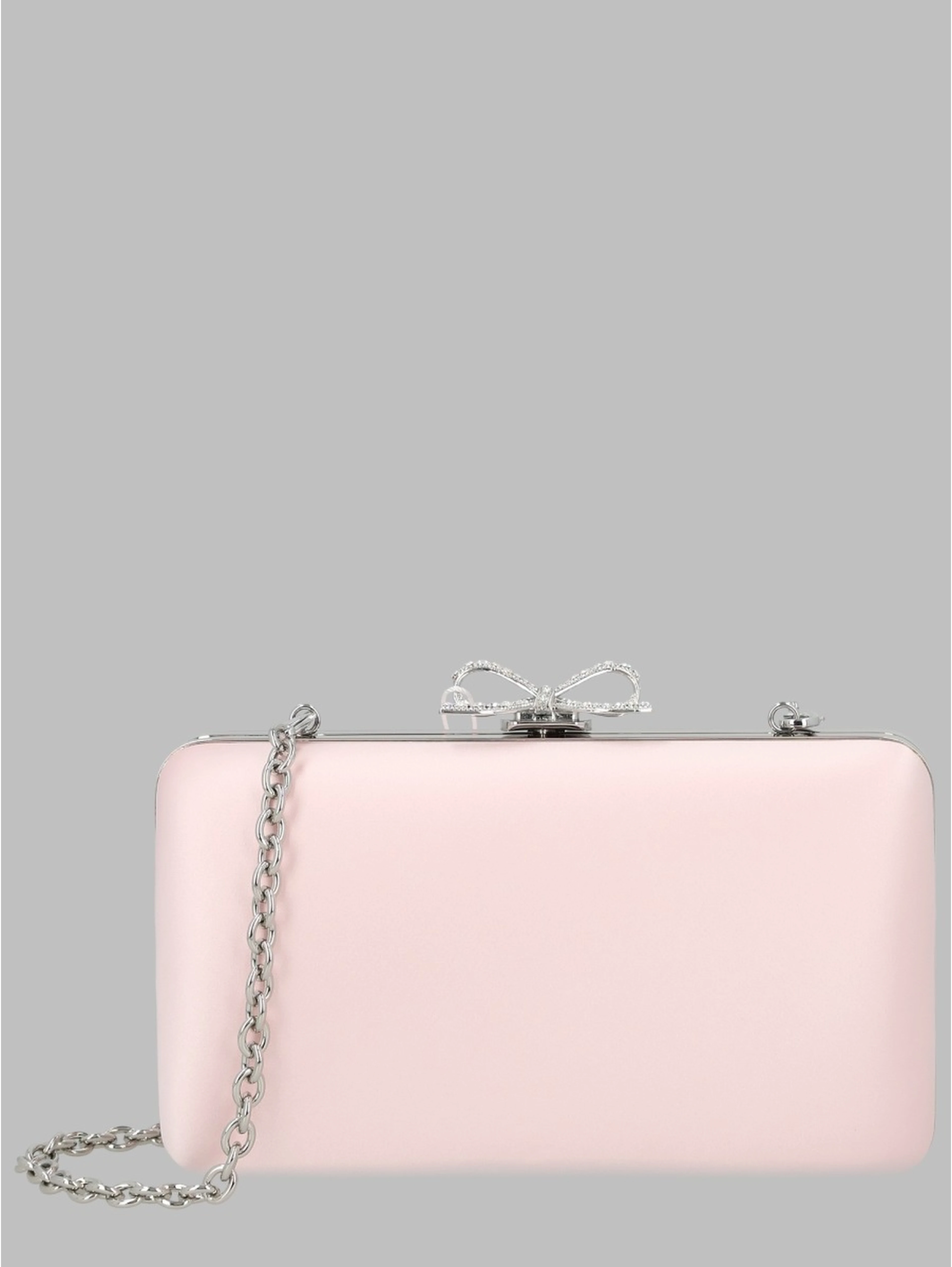 Clutch In Raso Con Fiocco