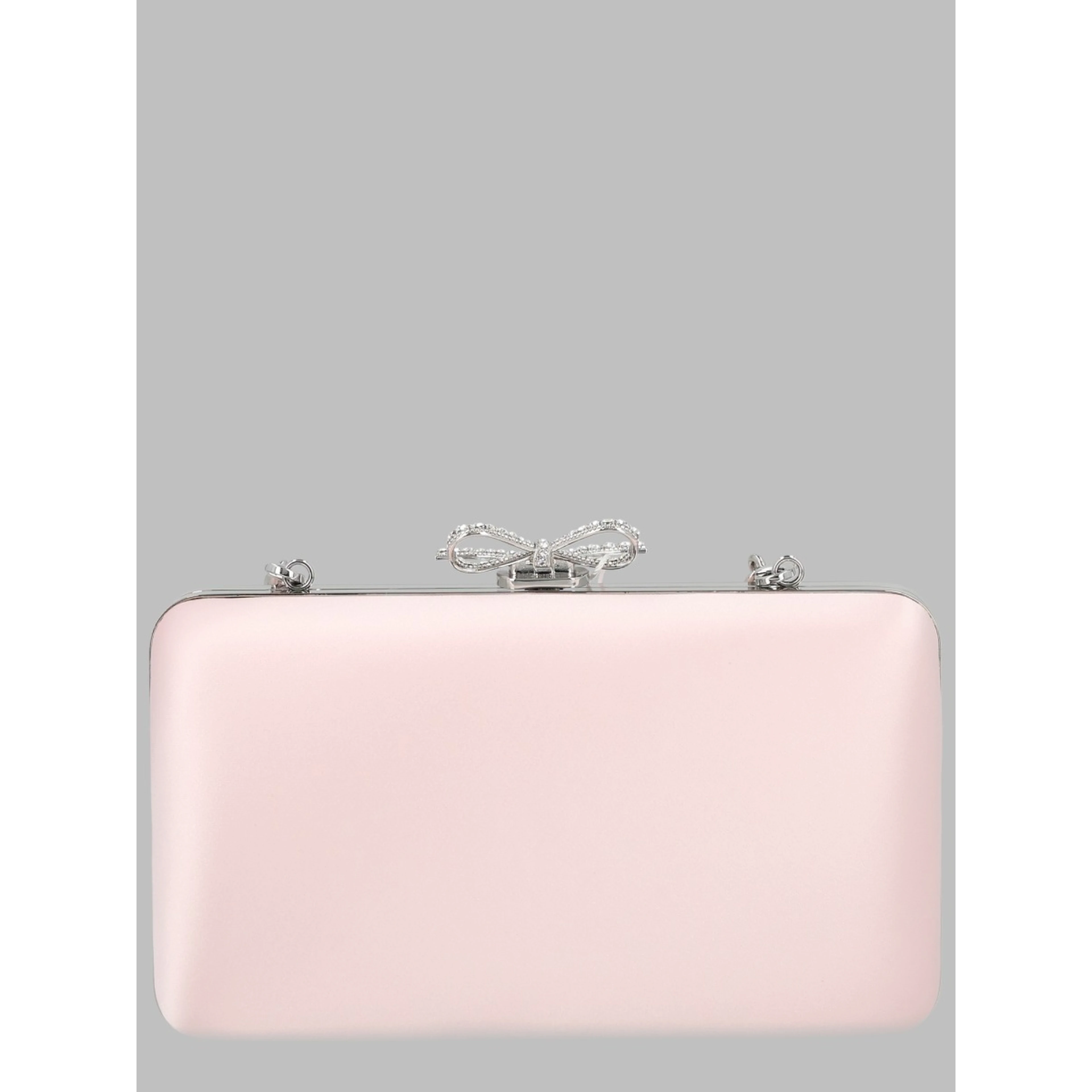 Clutch In Raso Con Fiocco