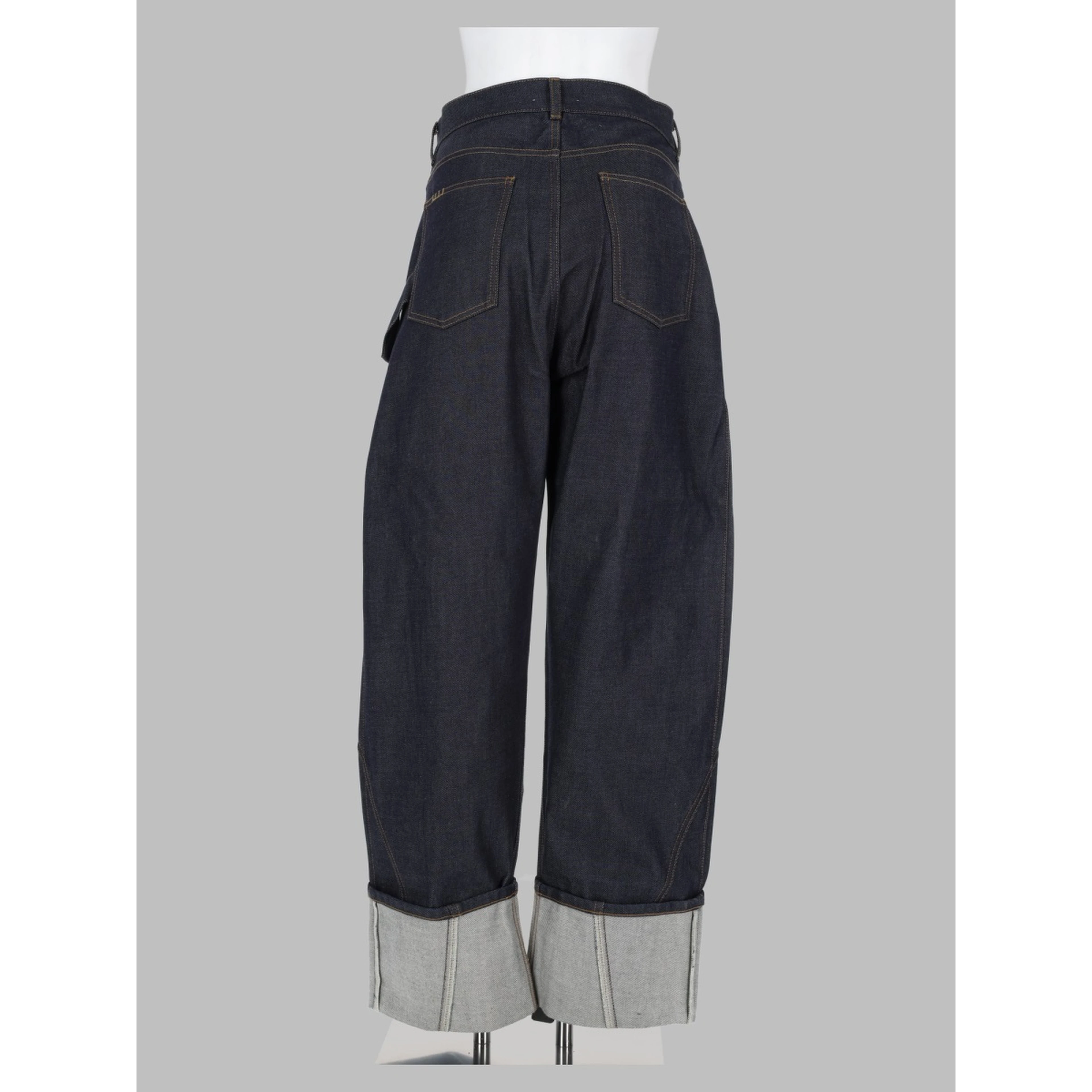 jeans twisted turn-up workwear