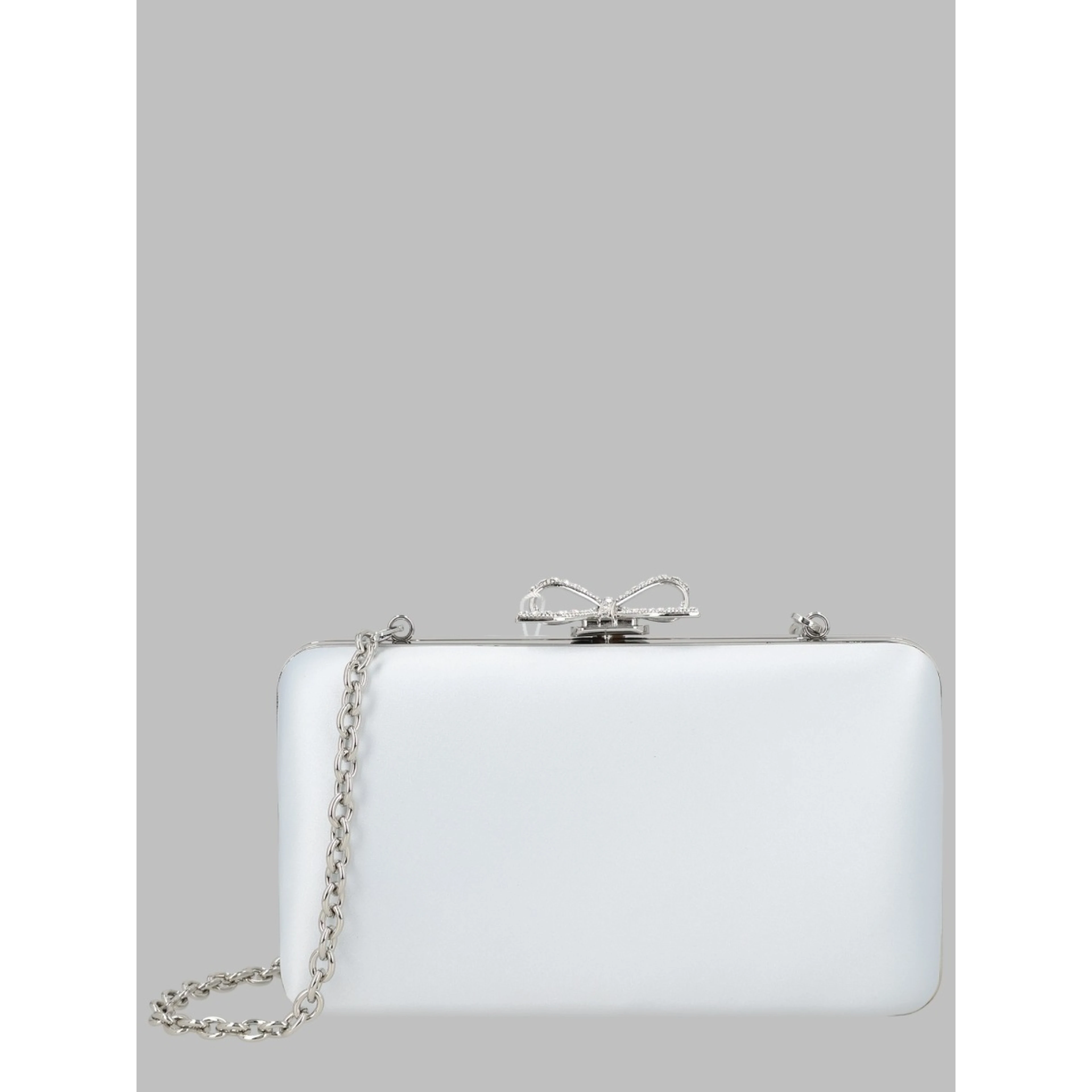 Clutch In Raso Con Fiocco