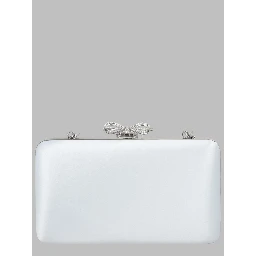 Clutch In Raso Con Fiocco