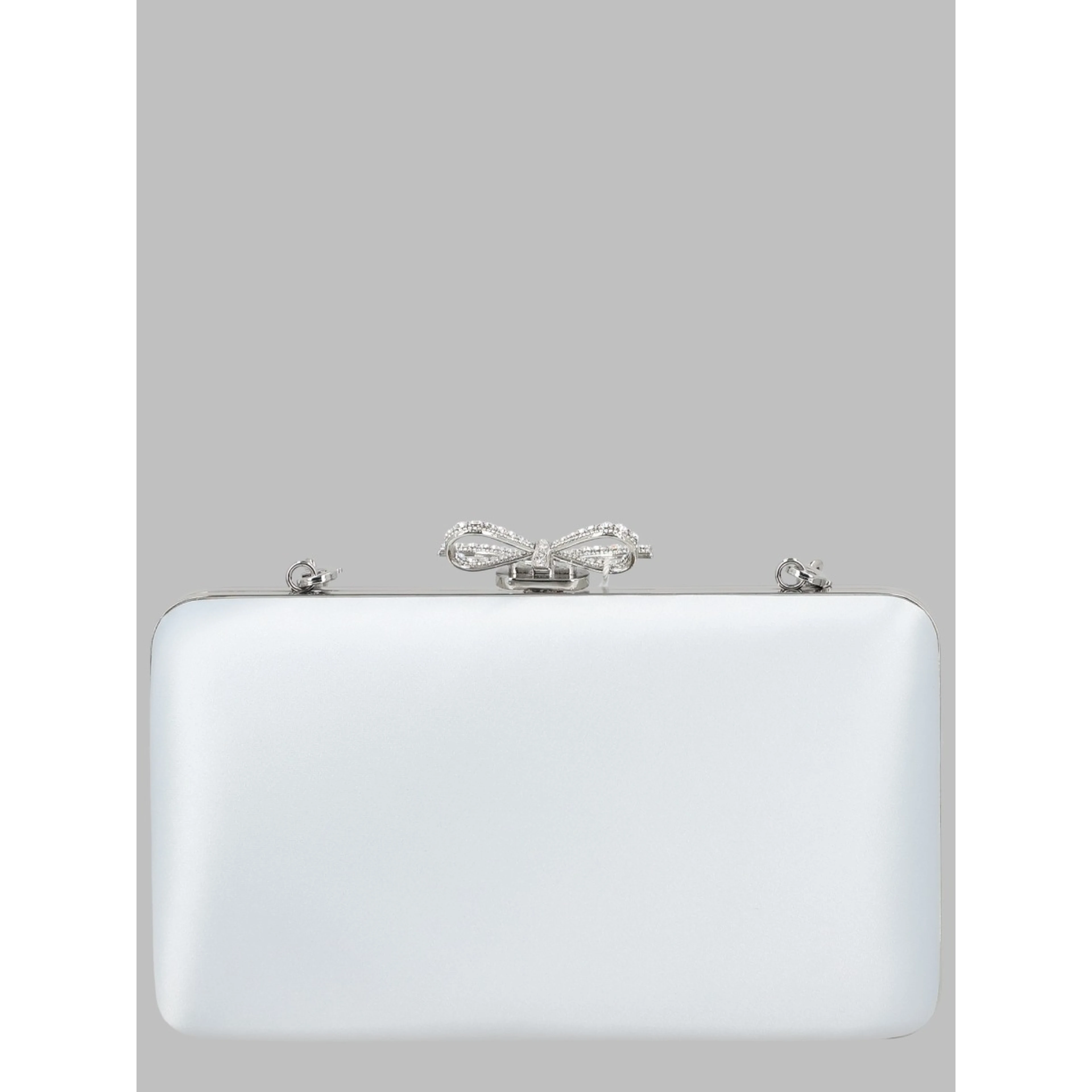 Clutch In Raso Con Fiocco