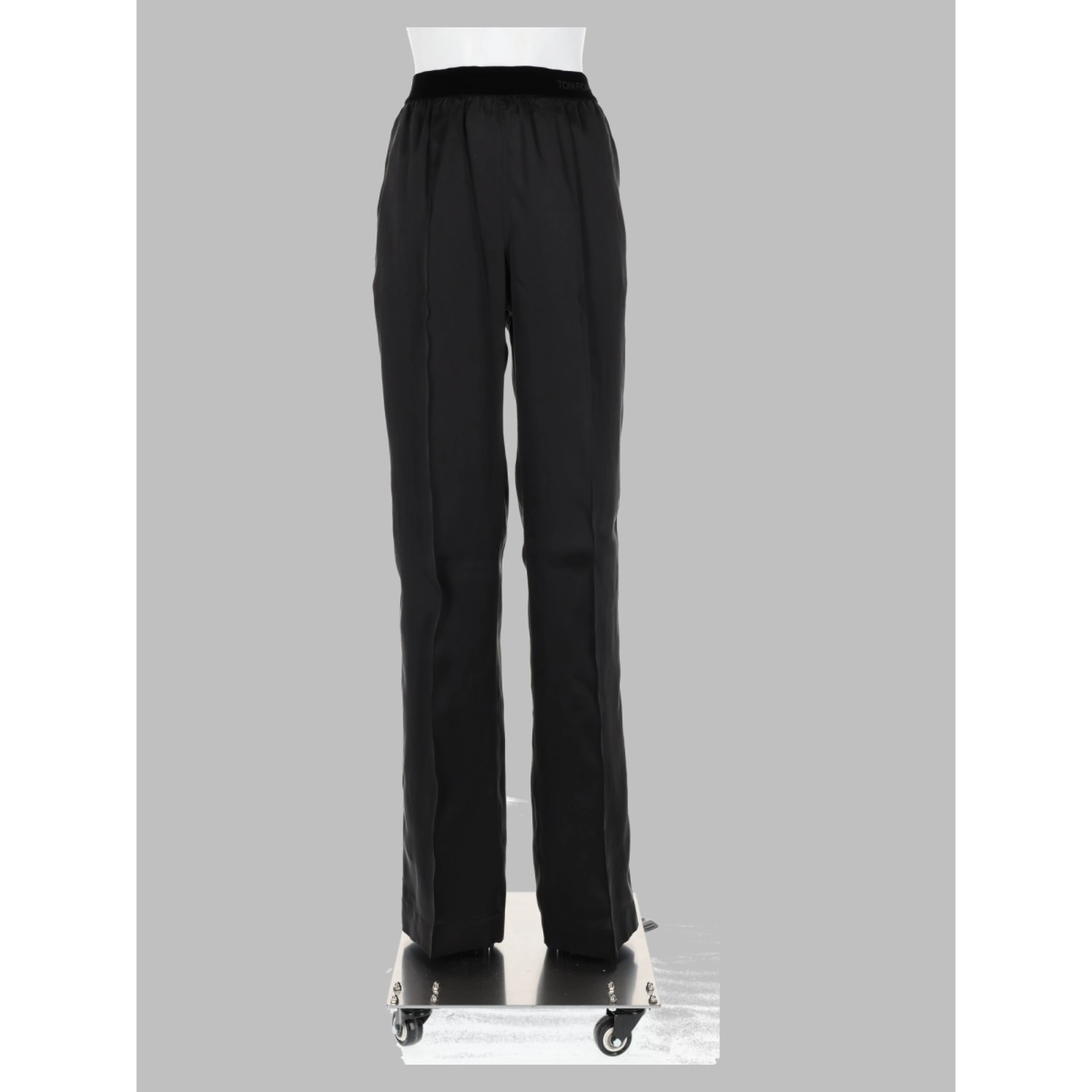 pantalone pj in raso di seta stretch