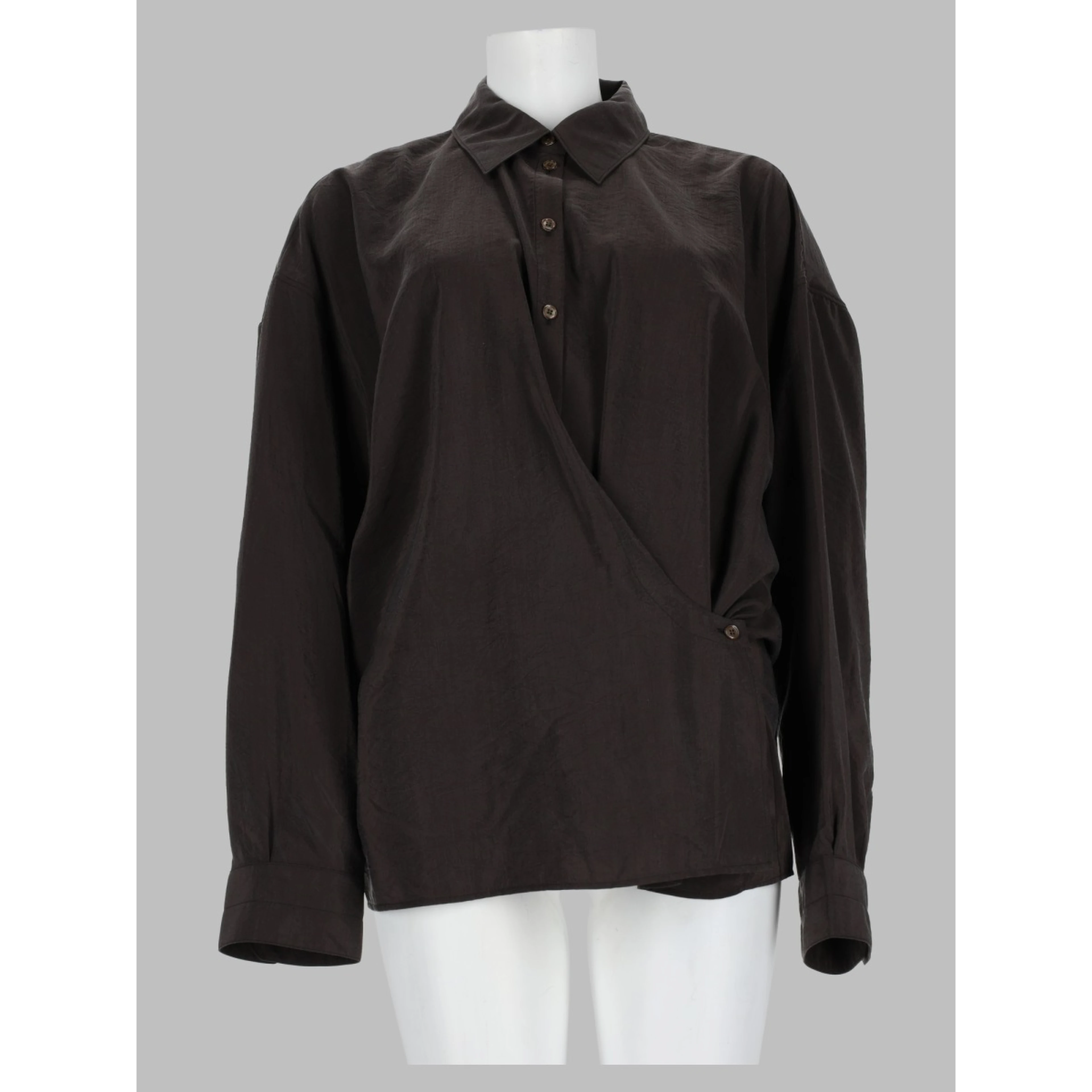 camicia "twisted" in seta