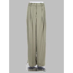 pantalone ampio in raso