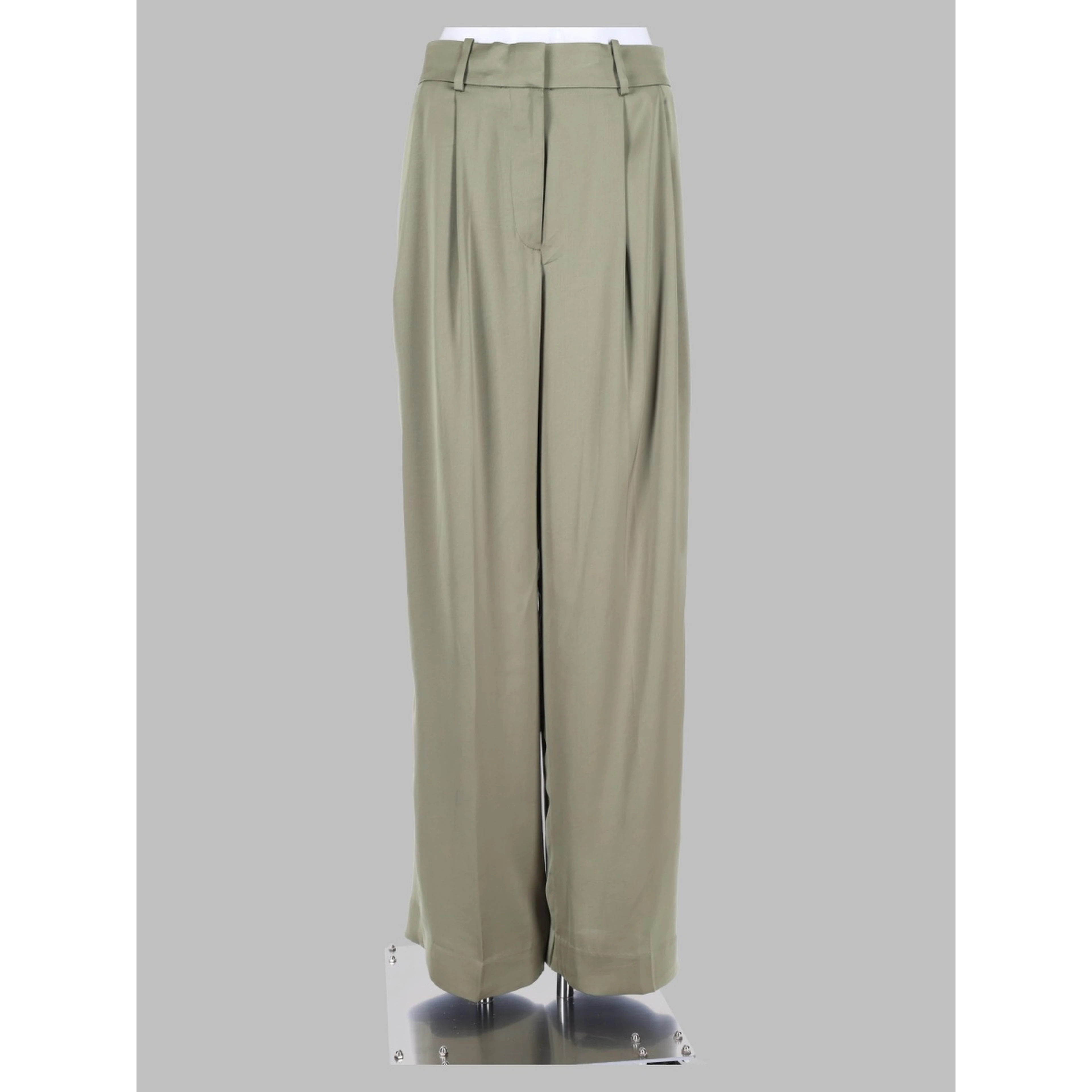 pantalone ampio in raso