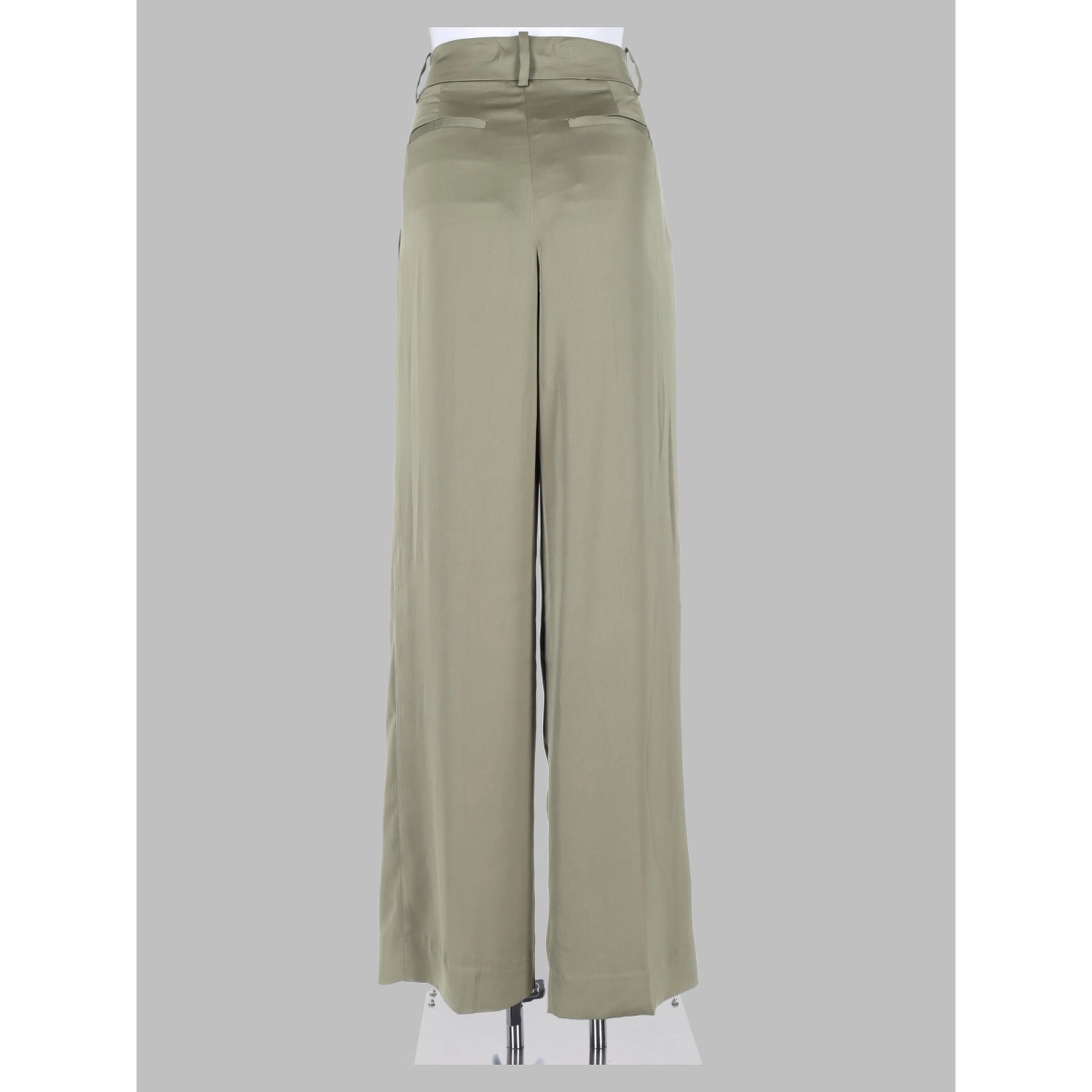 pantalone ampio in raso