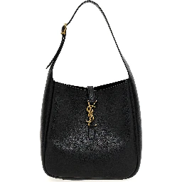 Black Calfskin Shoulder Bag